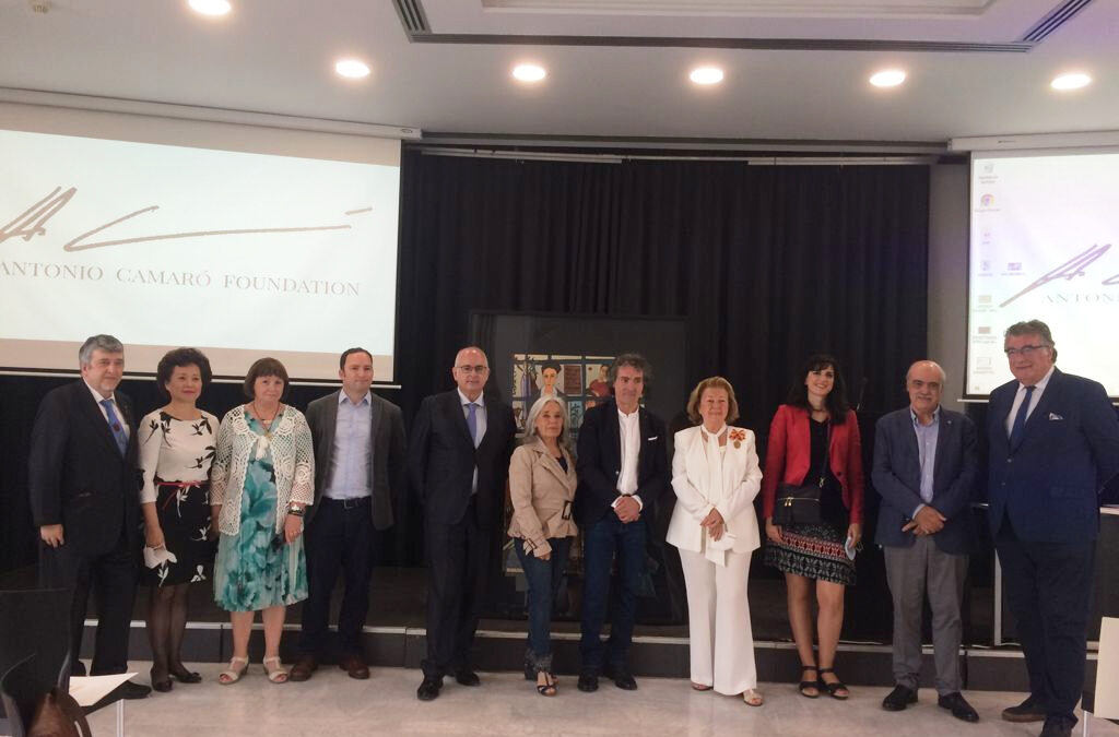 Camaró reúne en Madrid al mundo de la cultura con la presentación de “Liberté, Mon Amour” cuadro dedicado al poeta Miguel Hernández