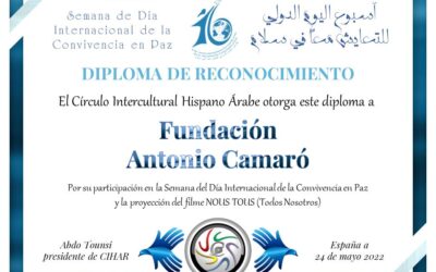 Antonio Camaró Foundation se une a la ONU por La Paz