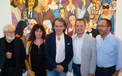 Inaugurada en Mostra Viva la exposición ‘Entre palcos y gallineros’ del pintor valenciano Antonio Camaró